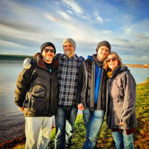 Barr Clan - Dave, Michael, Connor and Shirley